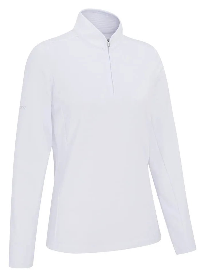 PING Abigale Performance Fleece women's sweatshirt, white