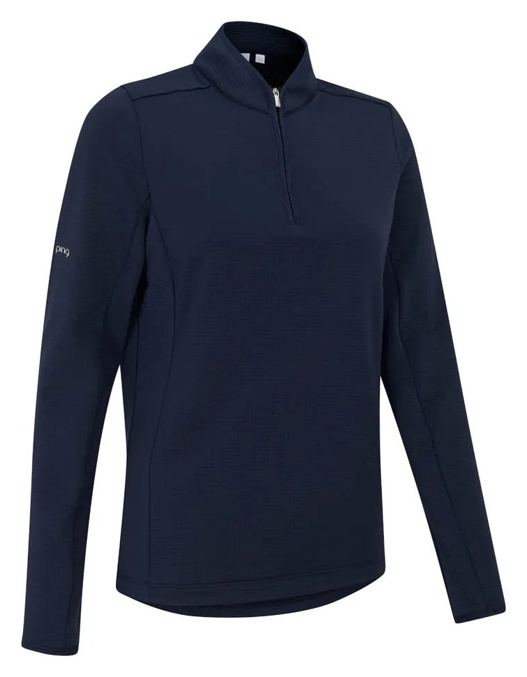 PING Abigale Performance Fleece women's sweatshirt, navy