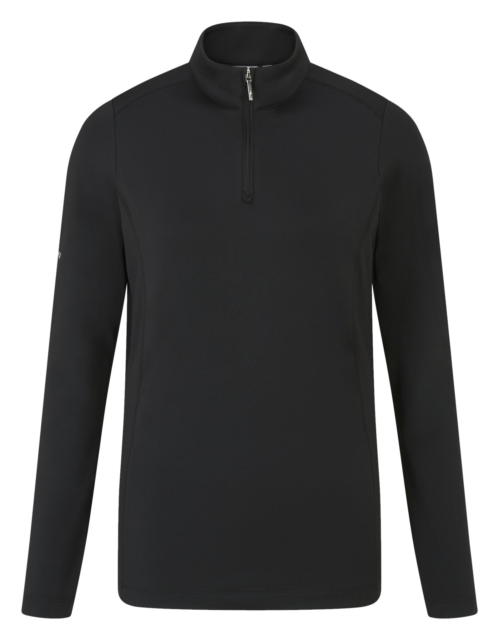 PING Aveline Half Zip women's long sleeve shirt, black
