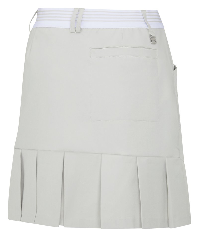 PING Vic women's skort, pebble