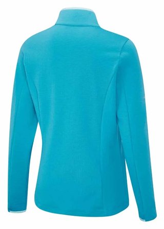 PING Abigale Performance Fleece women's sweatshirt, turquoise