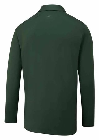 PING Demitri Longsleeve men's polo, gorse green
