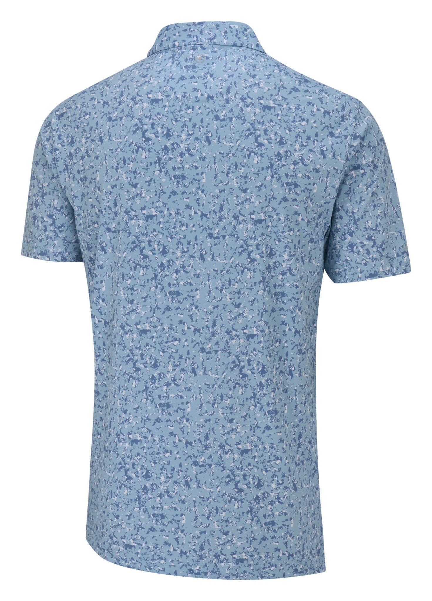 PING Gilmore men's polo, dusty blue multi