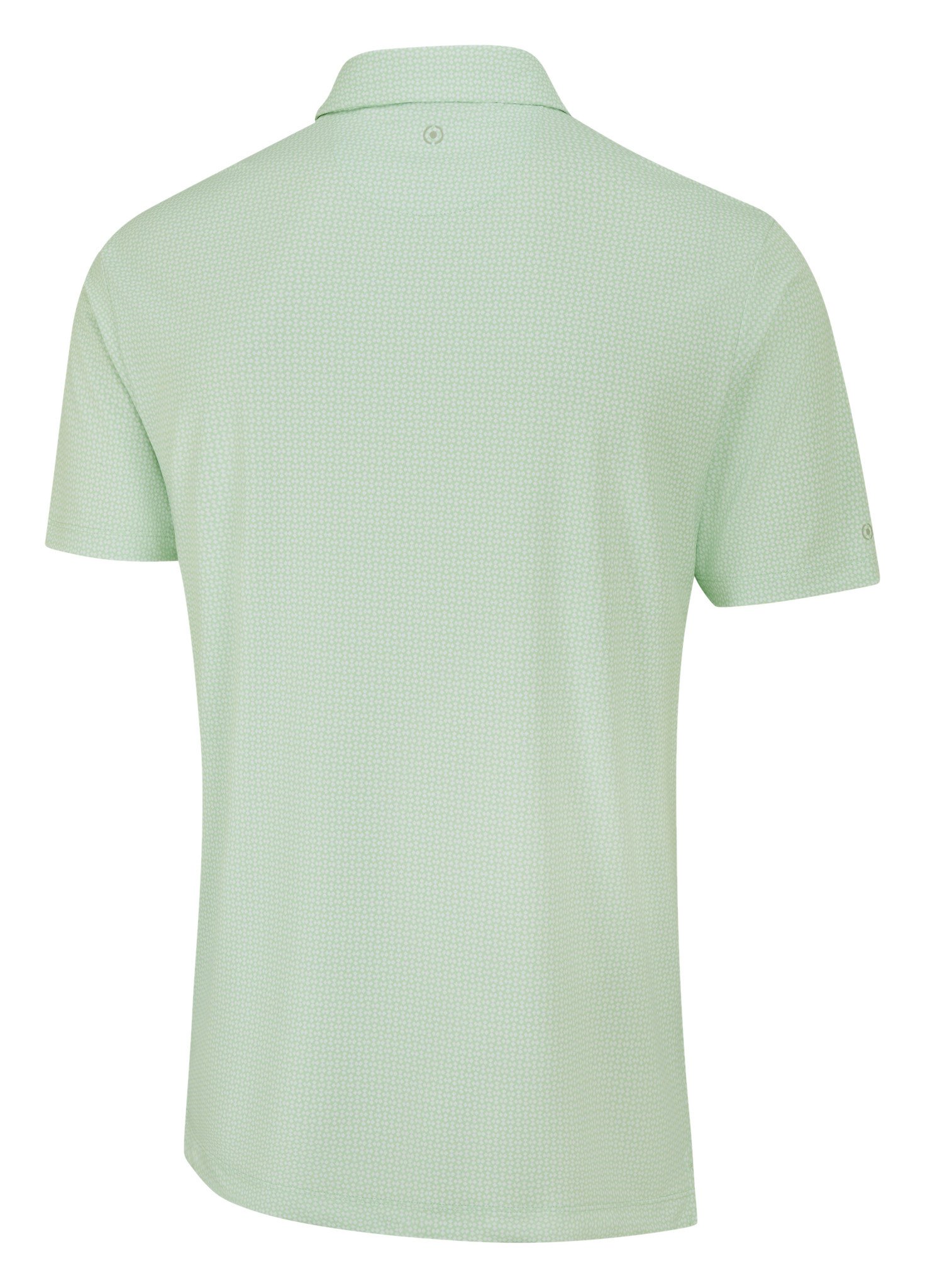 PING Gilmore men's polo, jade/white
