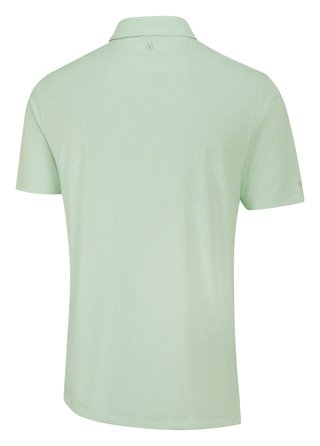 PING Gilmore men's polo, jade/white