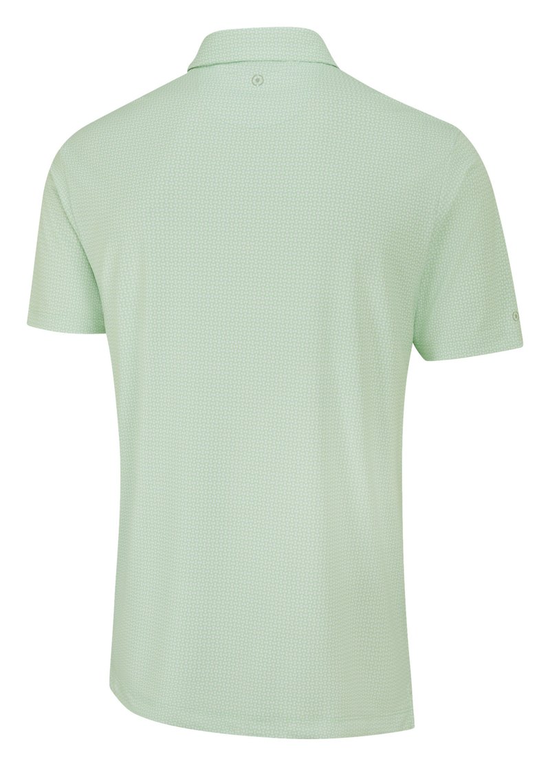 PING Gilmore men's polo, jade/white