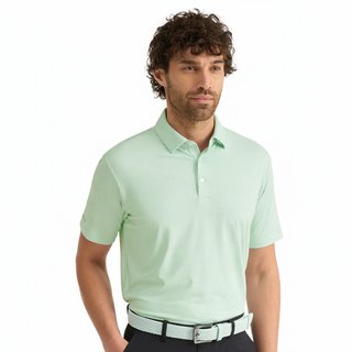 PING Gilmore men's polo, jade/white