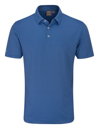 PING Gilmore men's polo, midnight/infinity blue