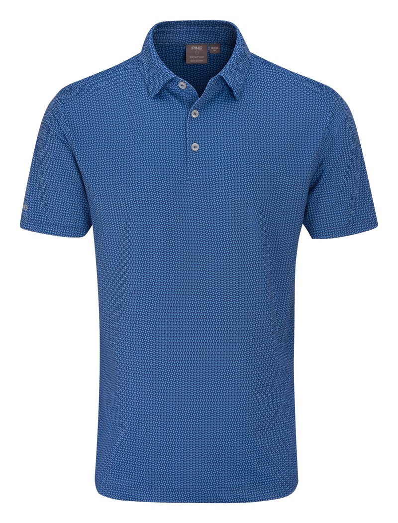 PING Gilmore men's polo, midnight/infinity blue