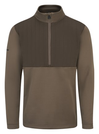 PING Ezra men's sweatshirt, coffee/bracken