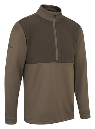 PING Ezra men's sweatshirt, coffee/bracken