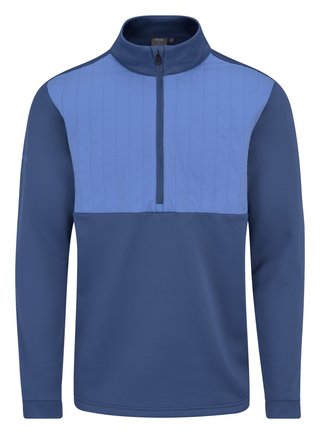 PING Ezra men's sweatshirt, deep sea blue/blue yonder