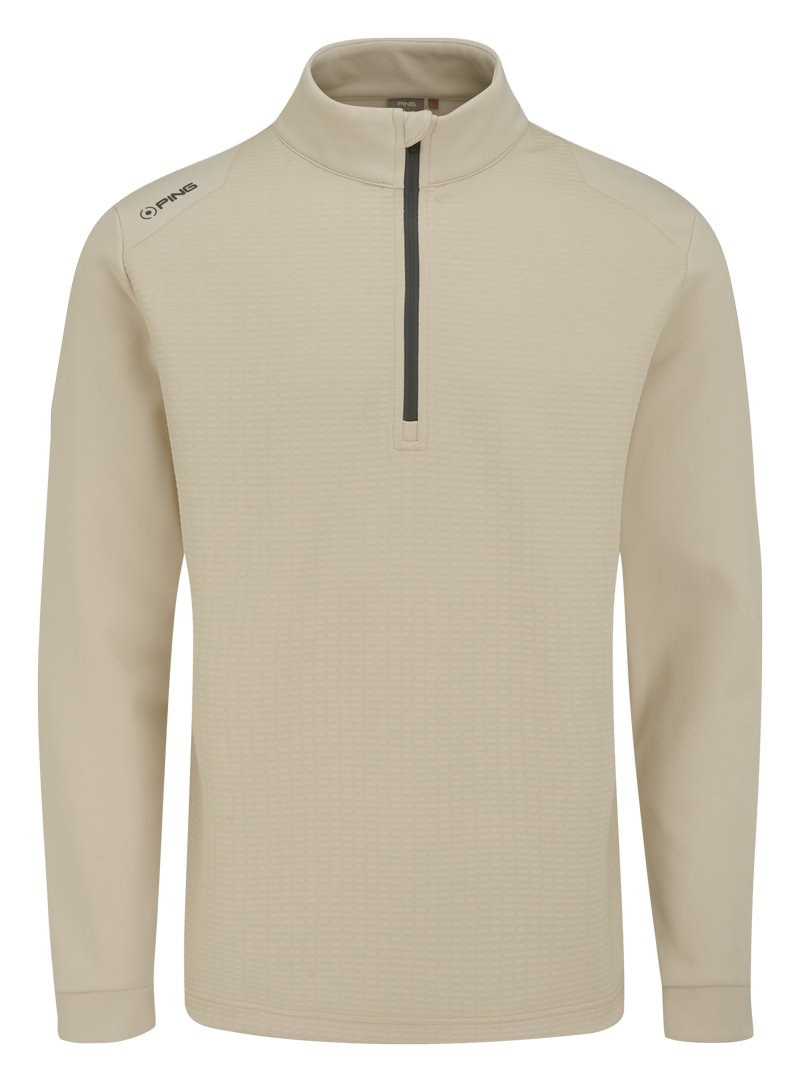 PING Reg men's midlayer, chalk