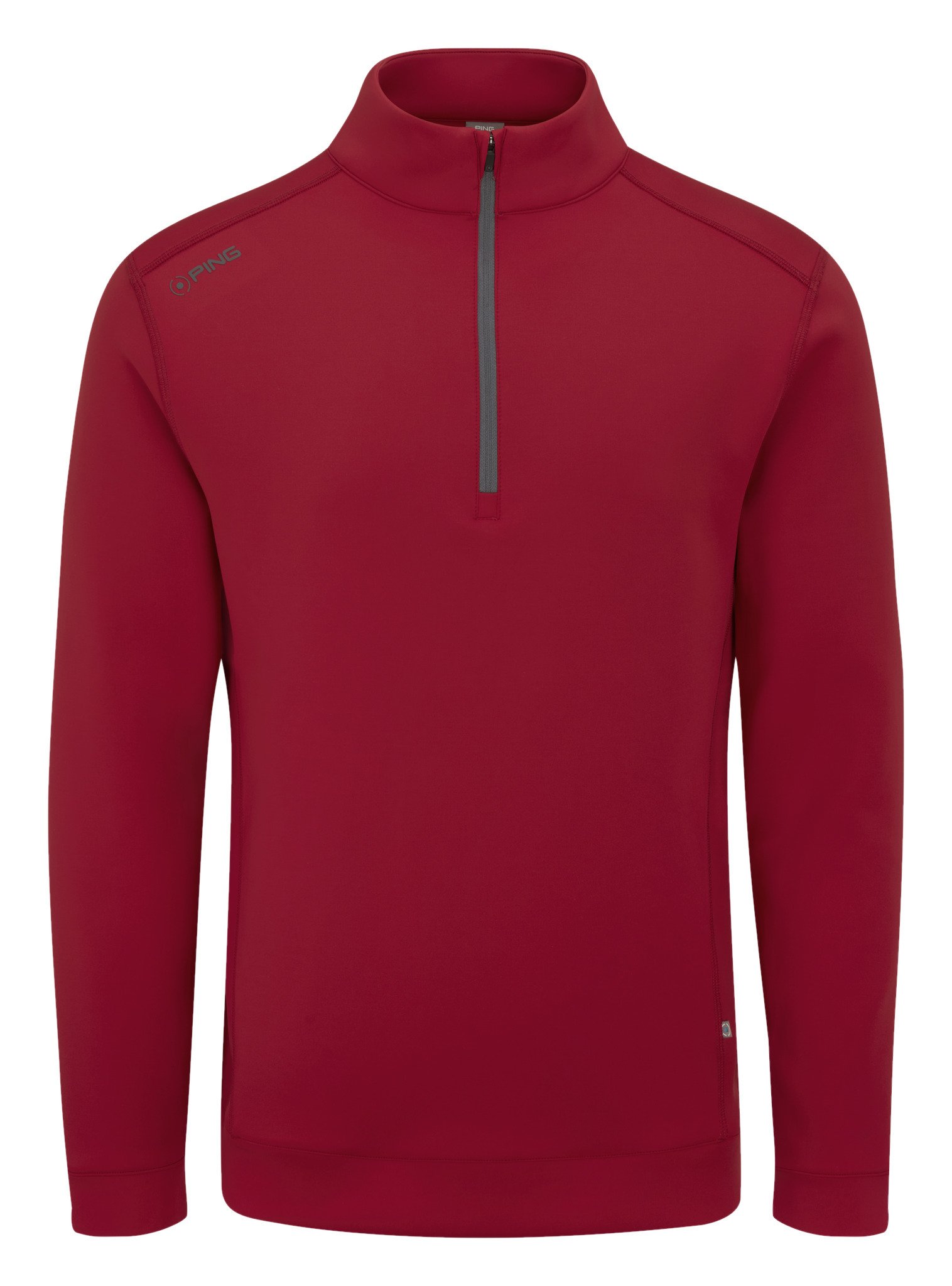 PING Ansel men's sweatshirt, rich red