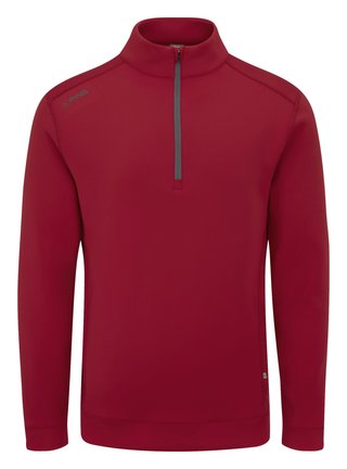 PING Ansel men's sweatshirt, rich red