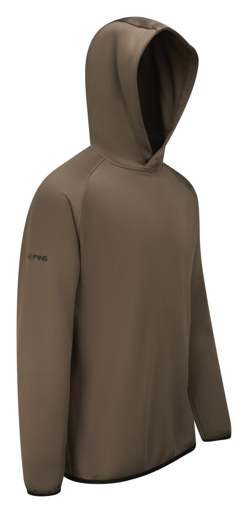 PING Saul mens hoodie, coffee