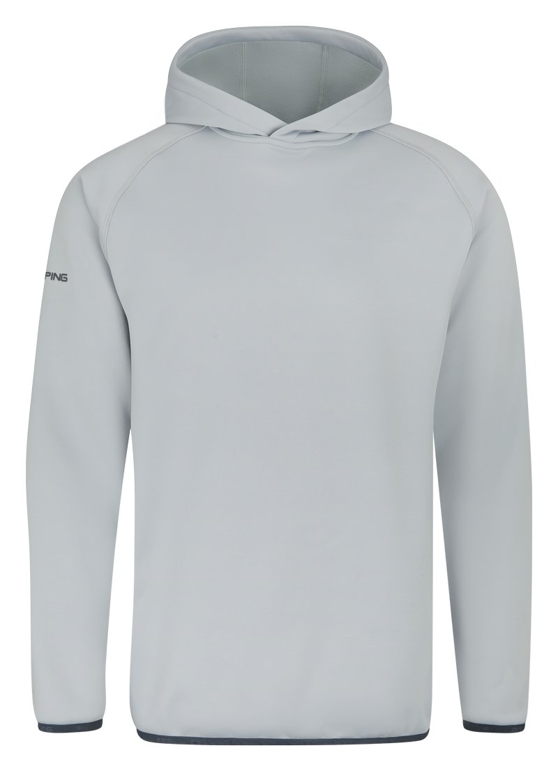 PING Saul mens hoodie, silver