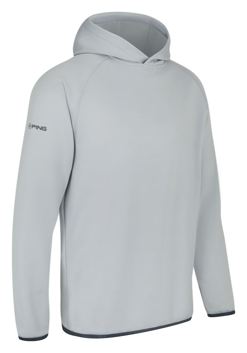 PING Saul mens hoodie, silver