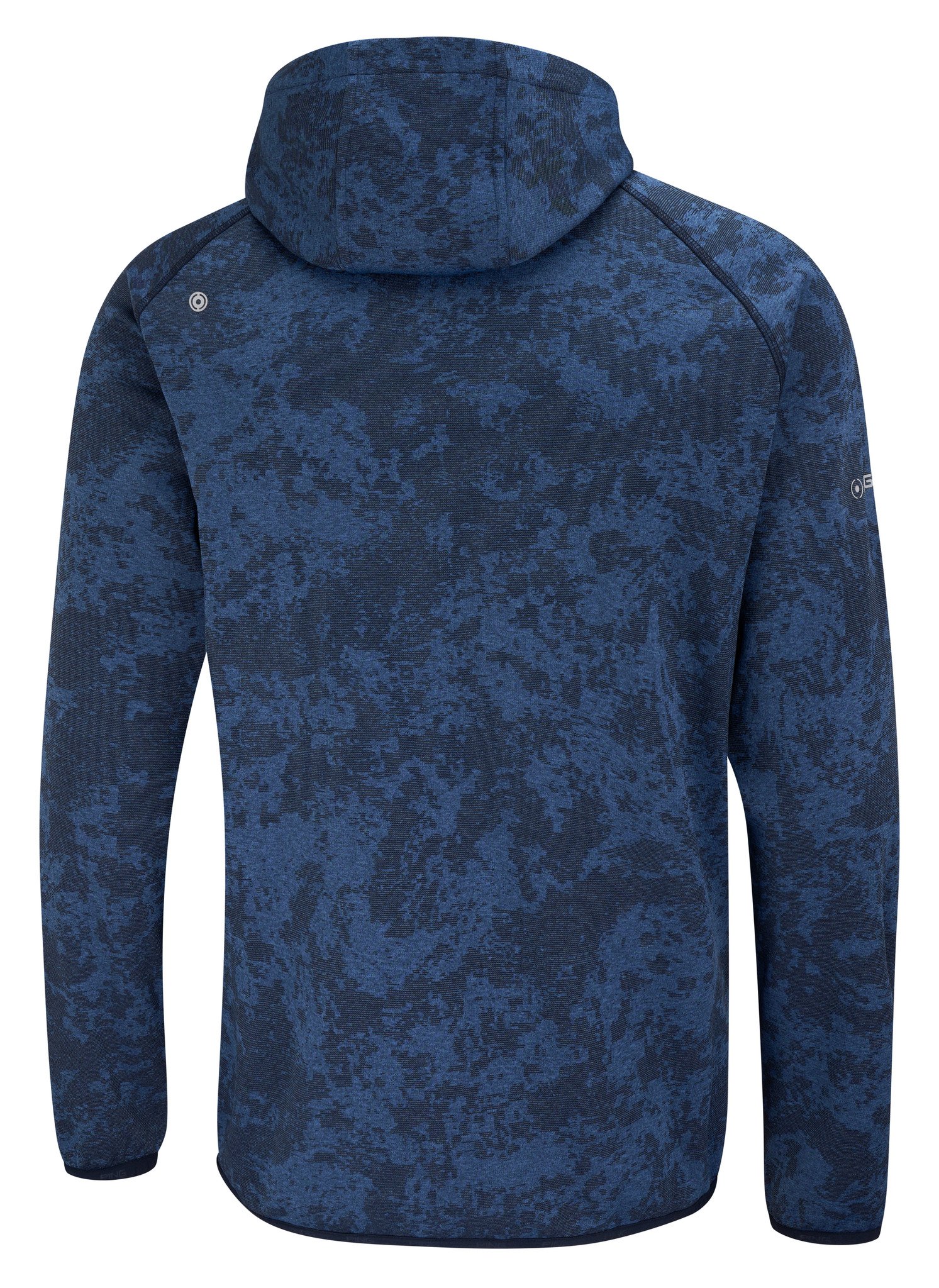 PING Saul mens hoodie sweatshirt, deep sea blue camo