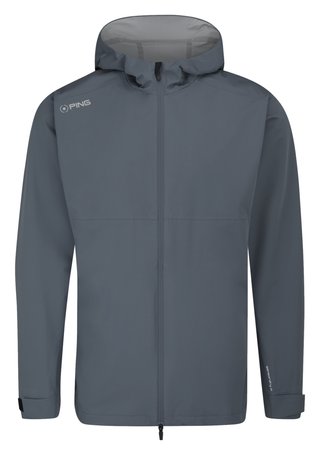 PING AquaDrive Waterproof Hooded men's jacket, carbon