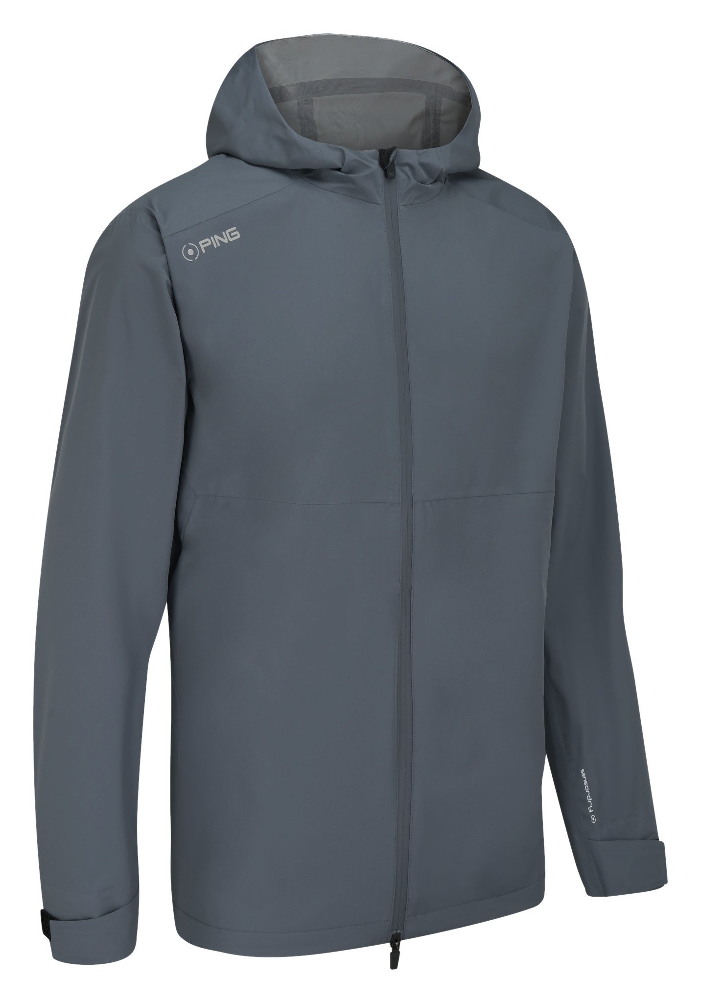 PING AquaDrive Waterproof Hooded men's jacket, carbon
