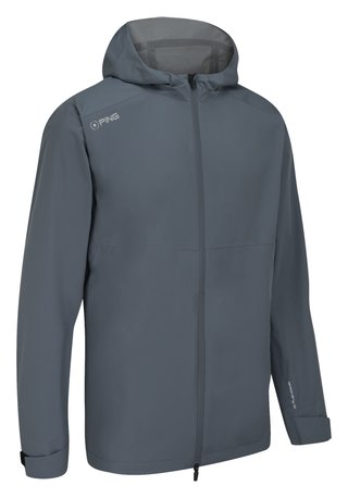 PING AquaDrive Waterproof Hooded men's jacket, carbon