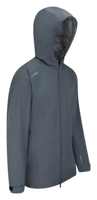 PING AquaDrive Waterproof Hooded men's jacket, carbon