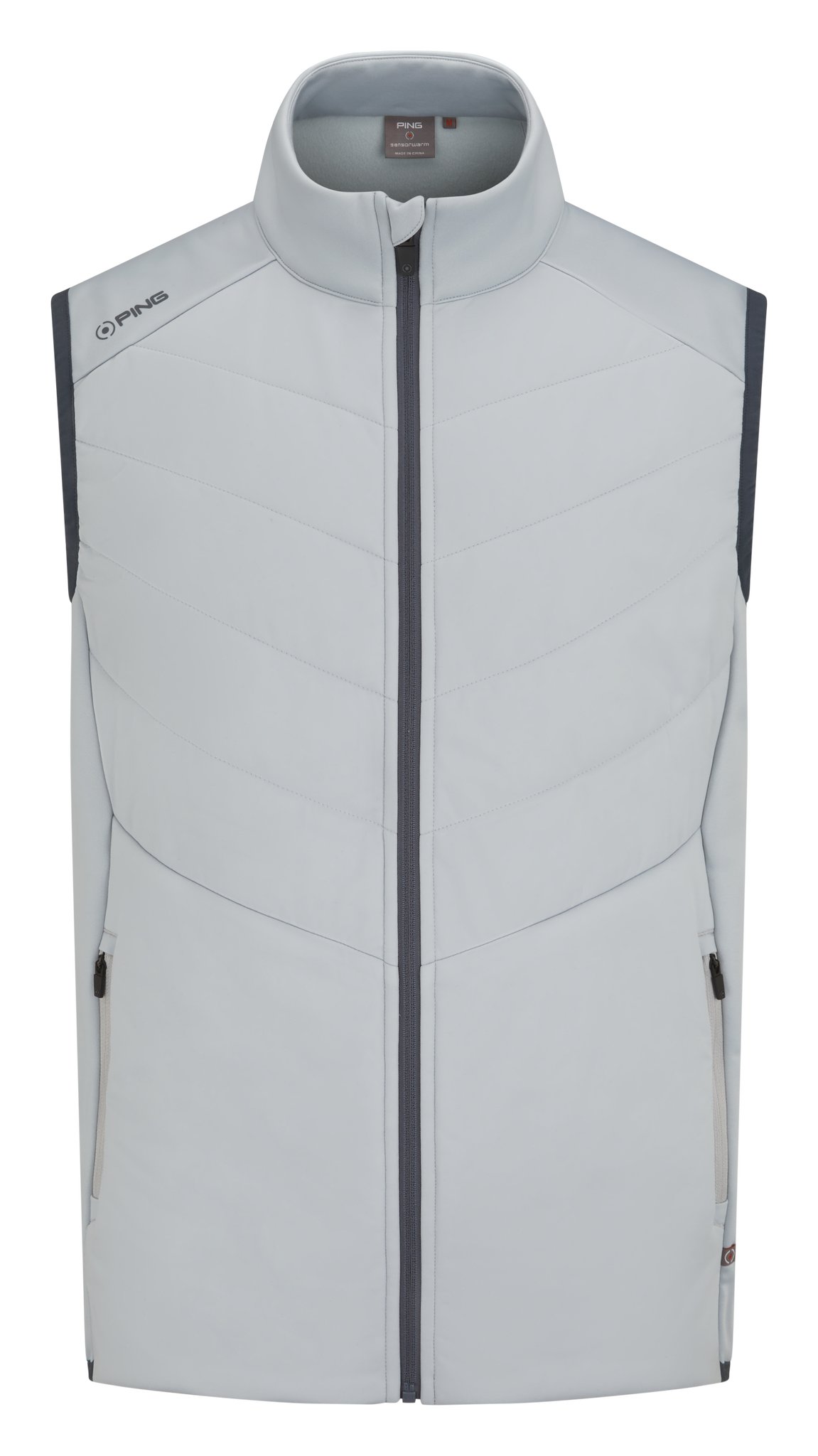 PING Ivan men's vest, silver
