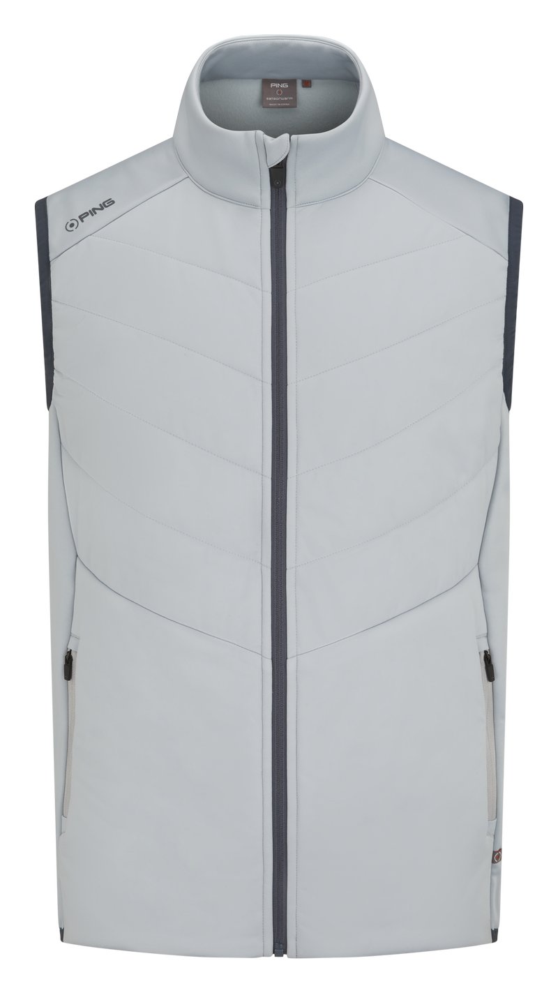 PING Ivan men's vest, silver