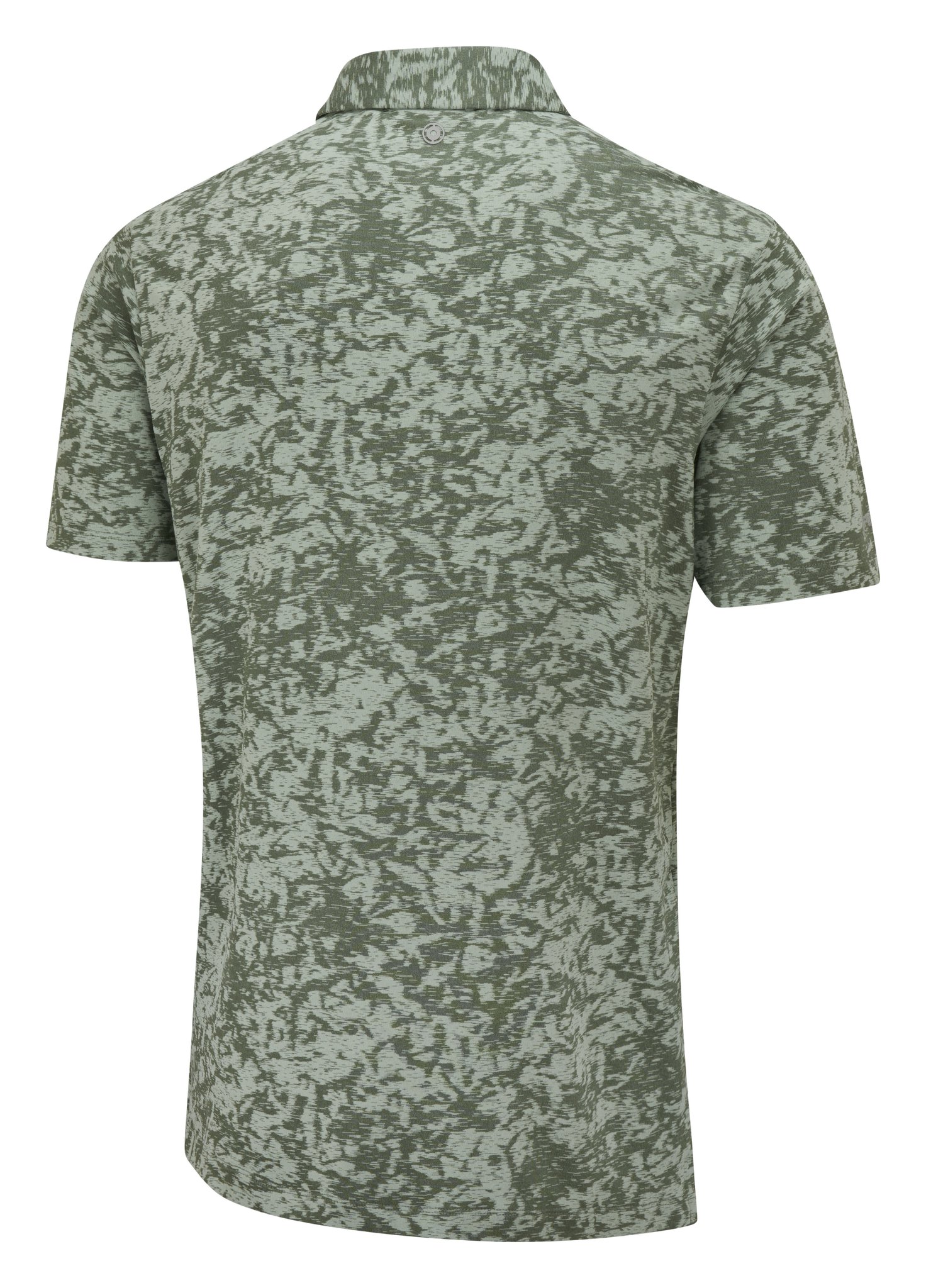 PING Marek Camo Jacquard men's polo, jade multi