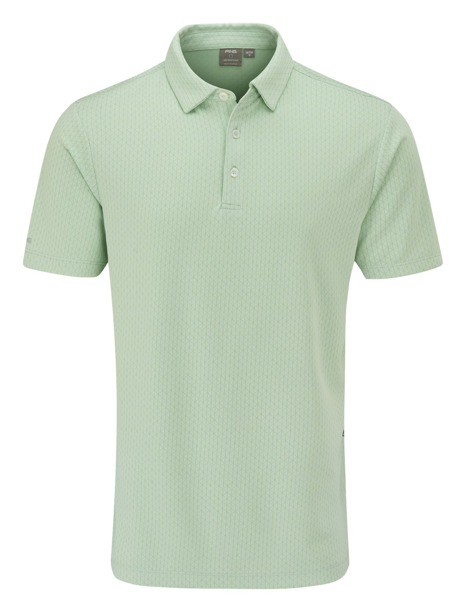 PING Hershel men's polo, jade multi