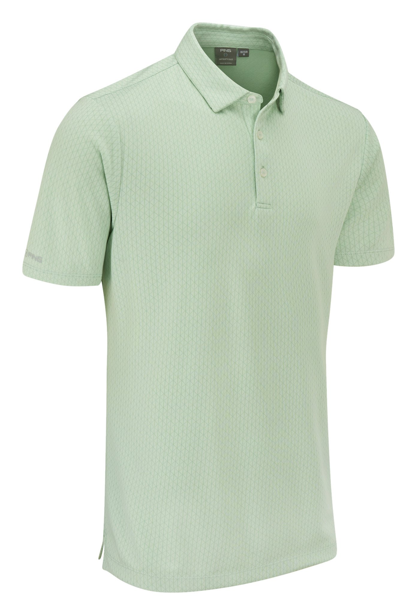 PING Hershel men's polo, jade multi