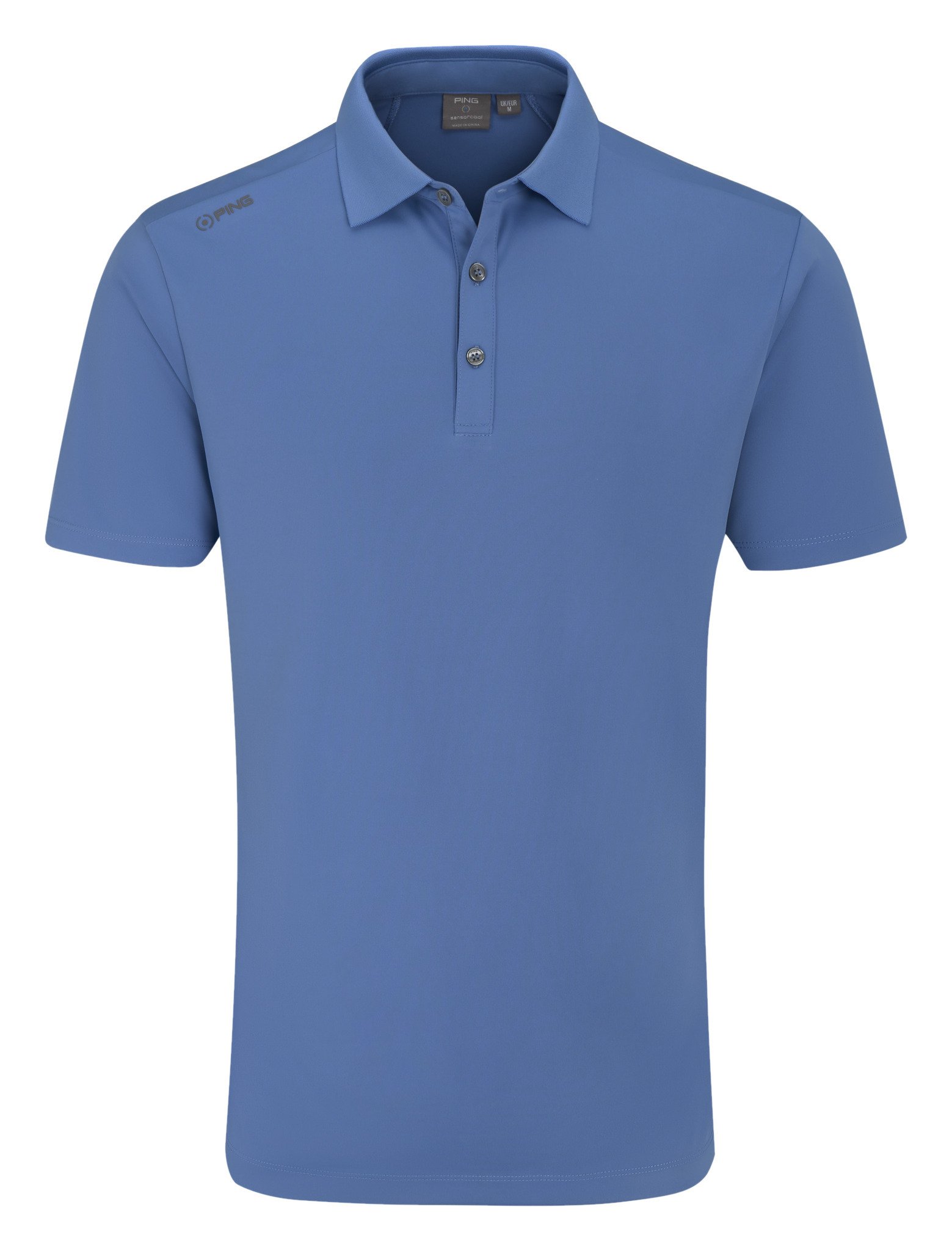 PING Lindum men's polo, blue yonder
