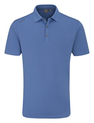 PING Lindum men's polo, blue yonder