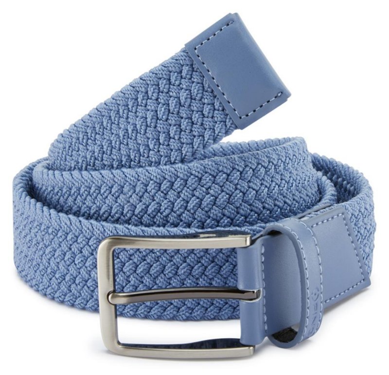 PING Stretch Webbing men's belt, blue yonder