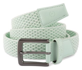PING Stretch Webbing men's belt, jade
