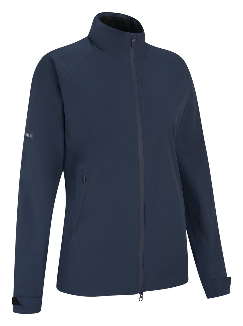 PING AquaDrive Waterproof women's jacket, oxford blue