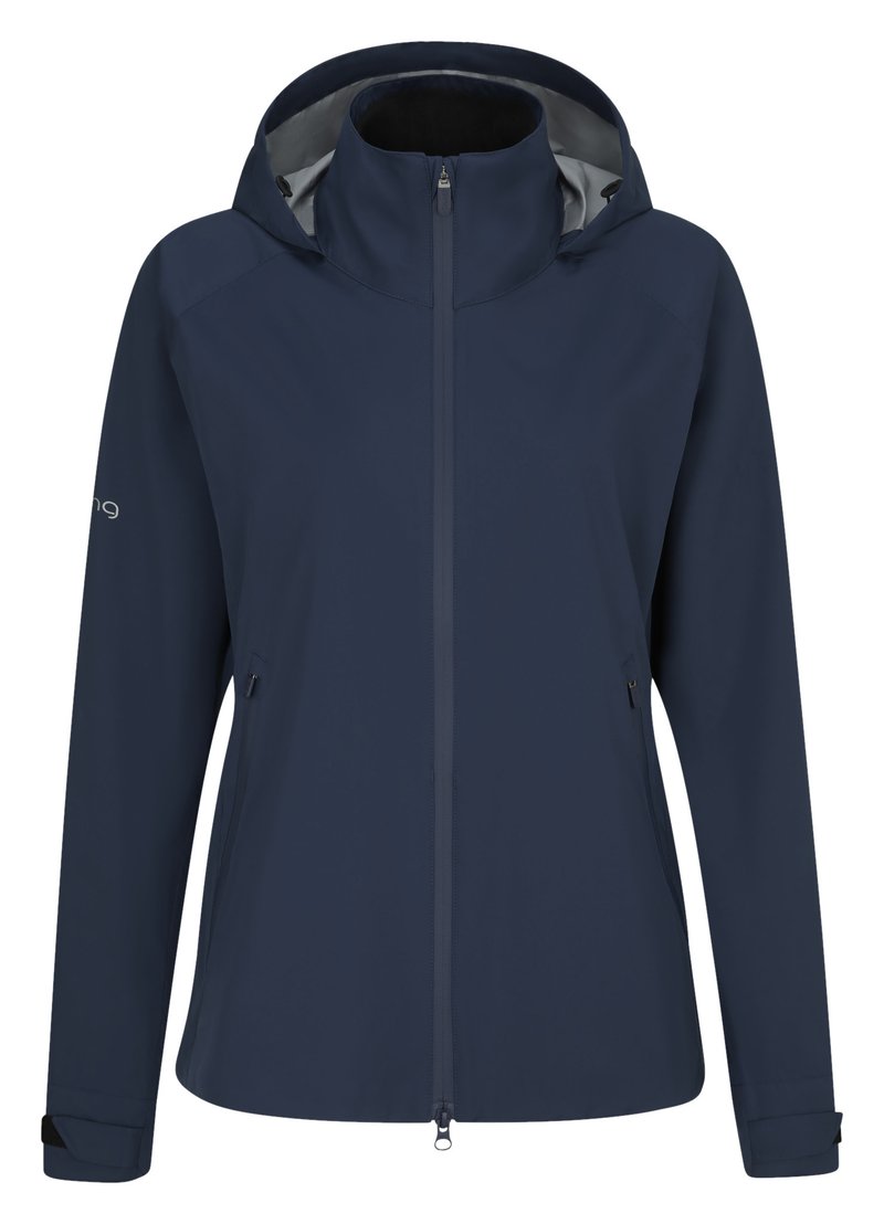 PING AquaDrive Waterproof women's jacket, oxford blue