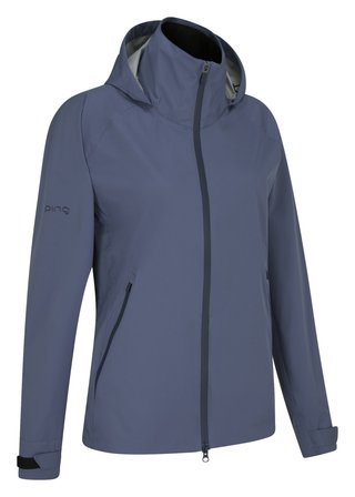 PING AquaDrive Waterproof women's jacket, blue indigo
