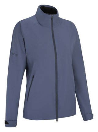 PING AquaDrive Waterproof women's jacket, blue indigo