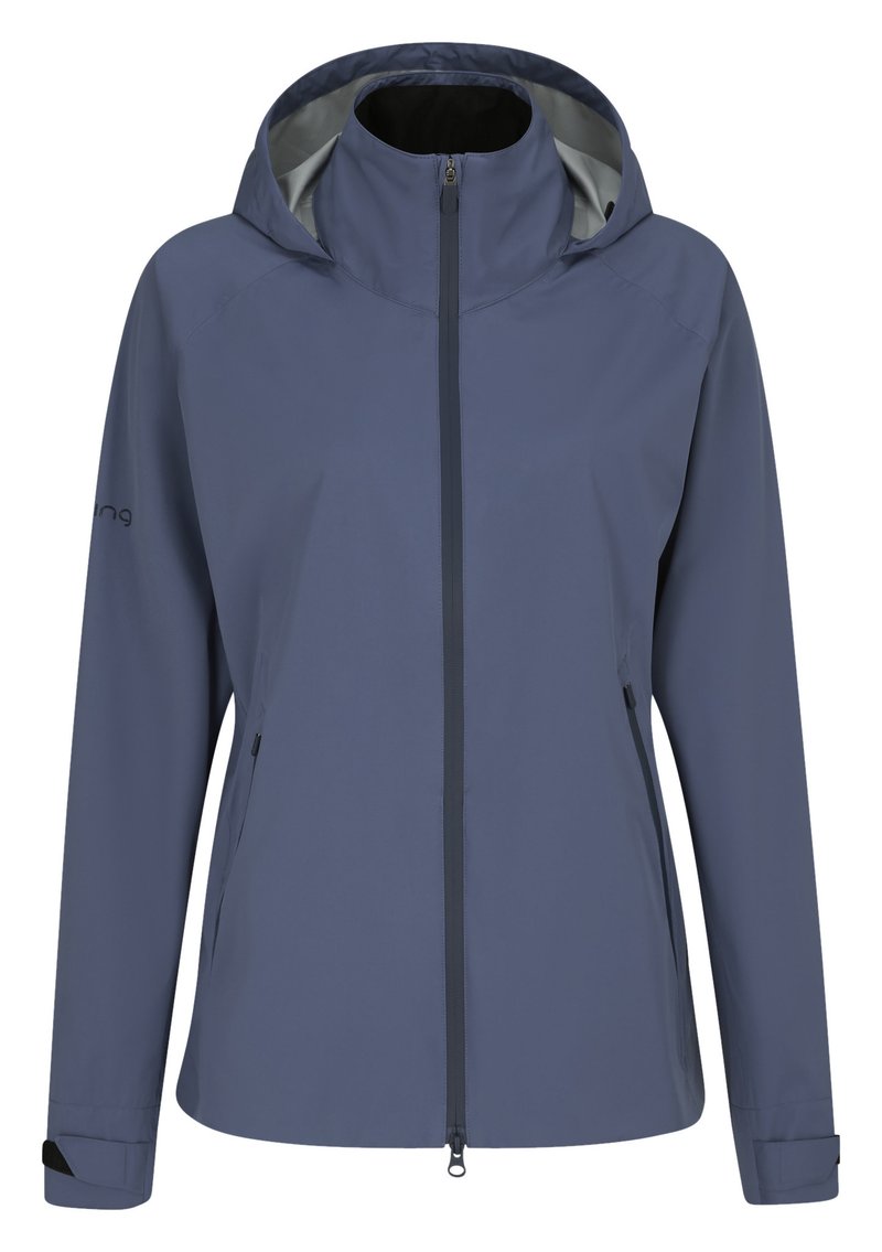 PING AquaDrive Waterproof women's jacket, blue indigo