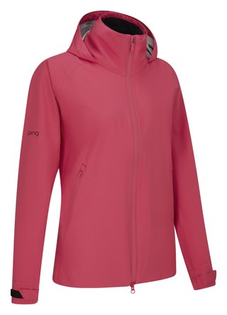 PING AquaDrive Waterproof women's jacket, freesia
