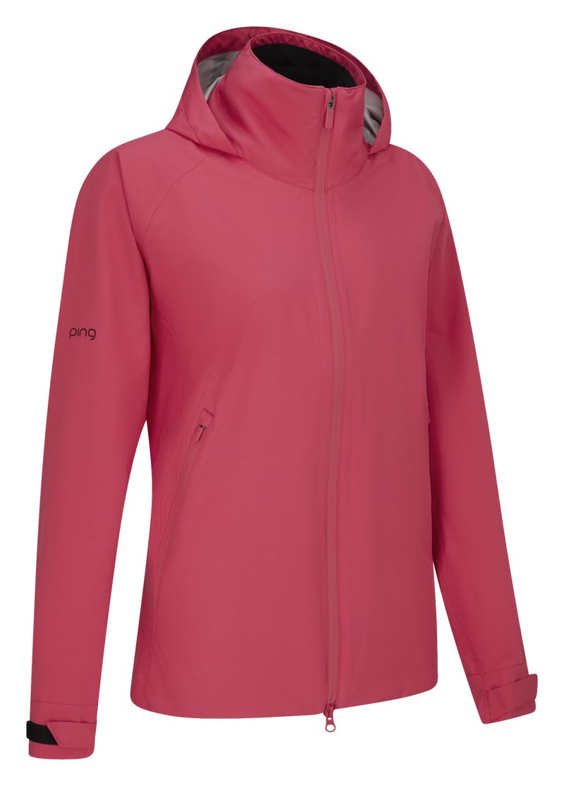 PING AquaDrive Waterproof women's jacket, freesia