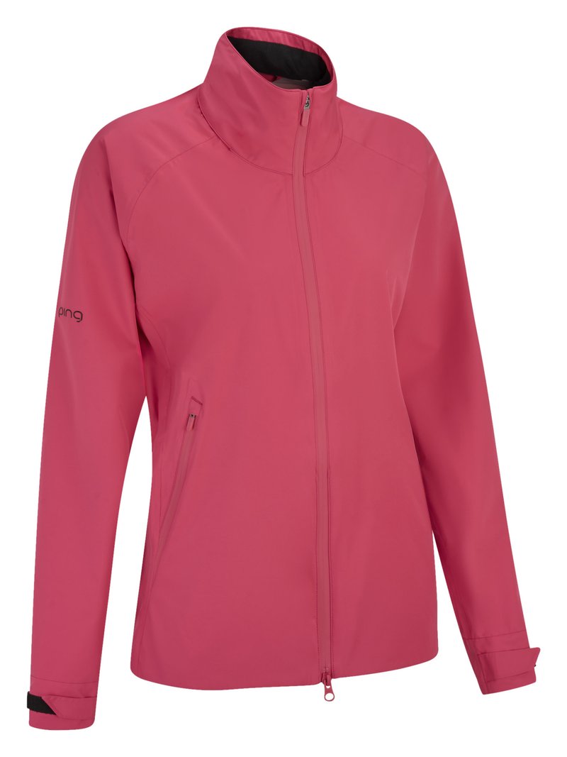 PING AquaDrive Waterproof women's jacket, freesia