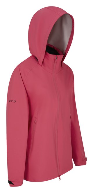 PING AquaDrive Waterproof women's jacket, freesia