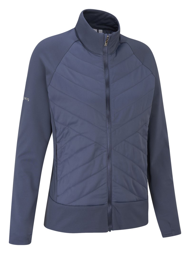 PING Ursula ladies sweatshirt, blue indigo