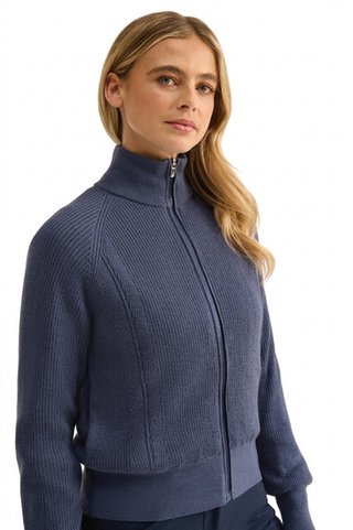 PING Annette women's sweatshirt, blue indigo
