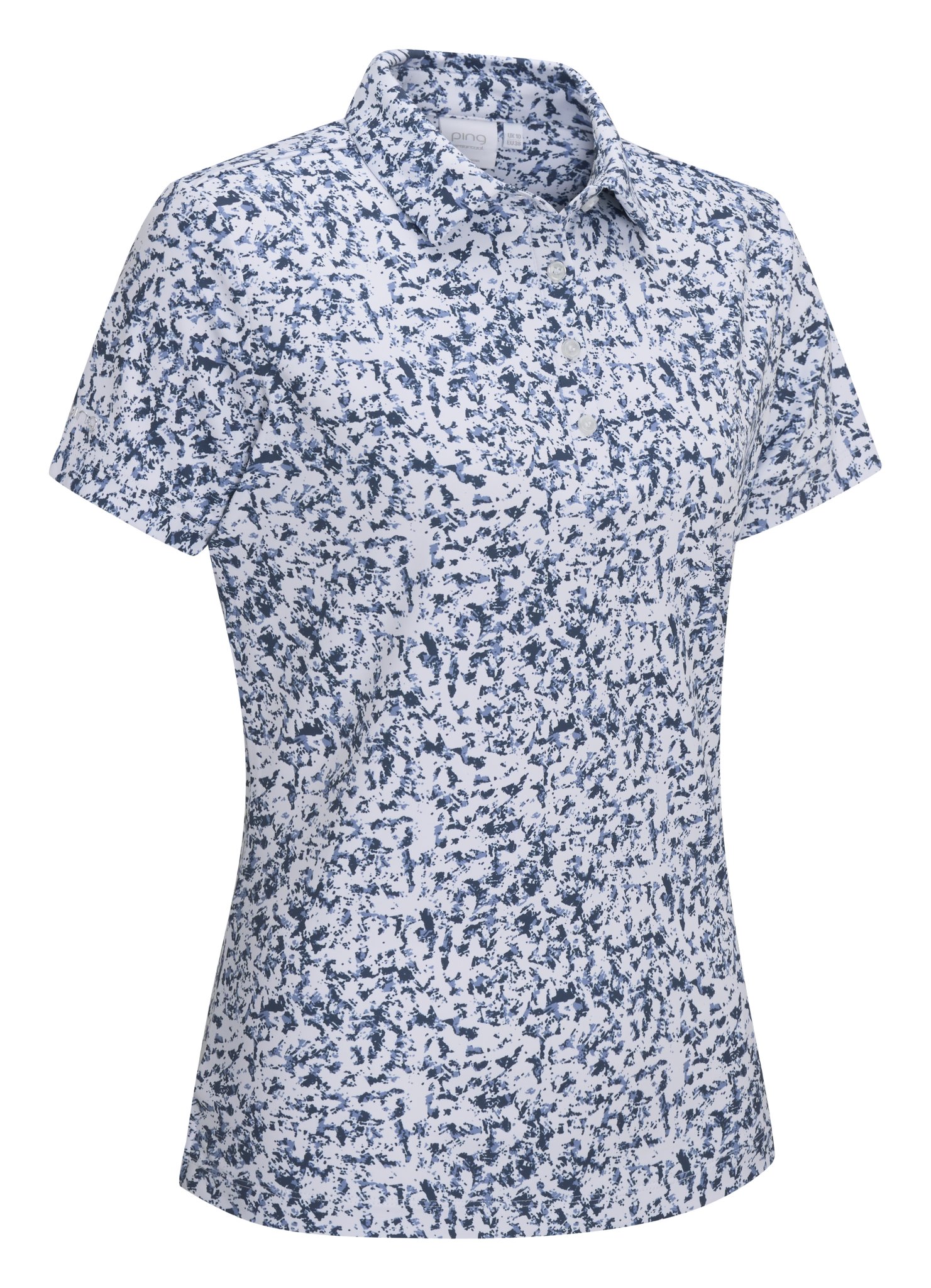 PING Mave ladies polo, white multi