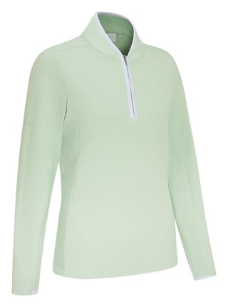 PING Abigale Performance Fleece women's sweatshirt, jade