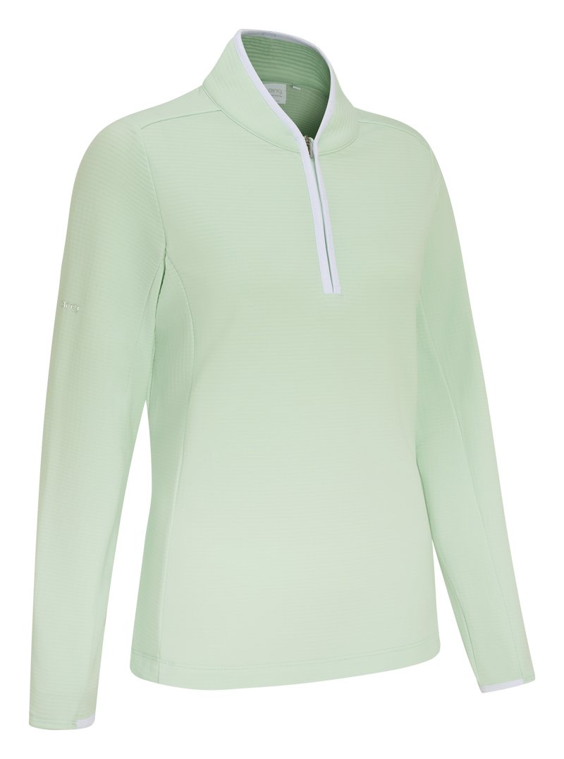 PING Abigale Performance Fleece women's sweatshirt, jade